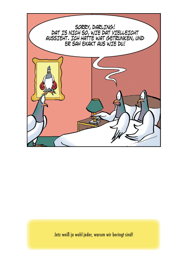 Tauben sind auch nur Menschen Taube Hebbert